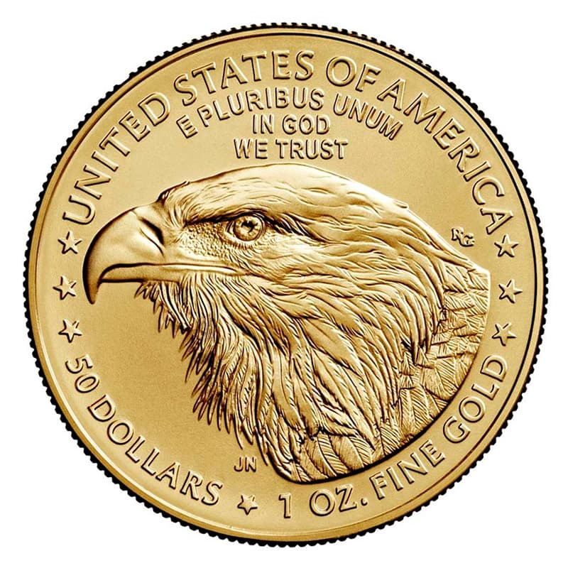 Amerykański Orzeł 1 uncja złota (Au 916) — US Mint — zdjęcie 2