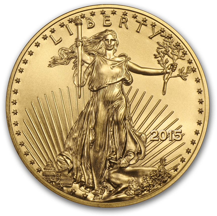 Amerykański Orzeł 1 uncja złota (Au 916) — US Mint — zdjęcie 4