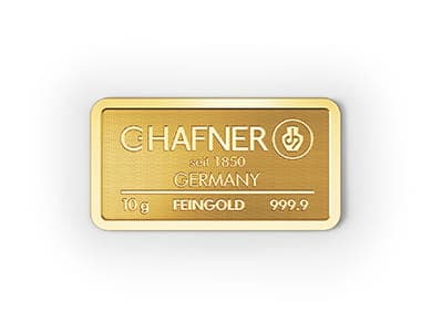 Sztabka złota C.Hafner 10g (au 999,9) — C. Hafner — zdjęcie 3