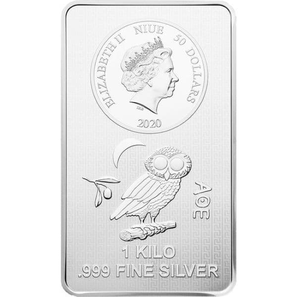 1 kg sztabka srebra (Ag 999) — mennica akredytowana LBMA — zdjęcie 3