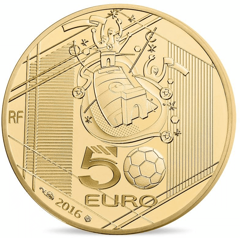 UEFA Euro 2016 (1/4 oz) (Ag 999) — Monnaie de Paris — zdjęcie 2