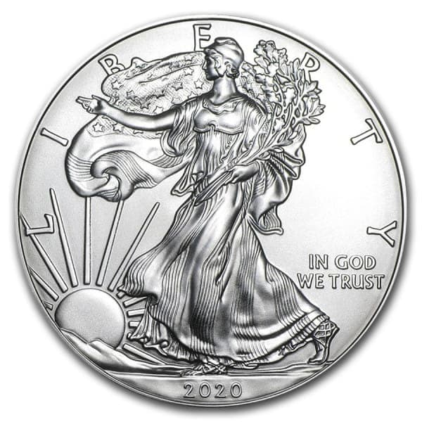 Amerykański Orzeł 1 uncja srebra (Ag 999) — US Mint