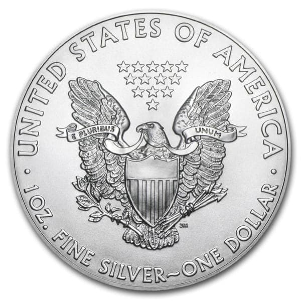 Amerykański Orzeł 1 uncja srebra (Ag 999) — US Mint — zdjęcie 2