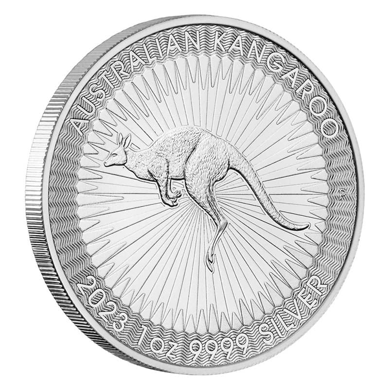 Australijski Kangur 1 uncja srebra (Ag 999) — Perth Mint — zdjęcie 2