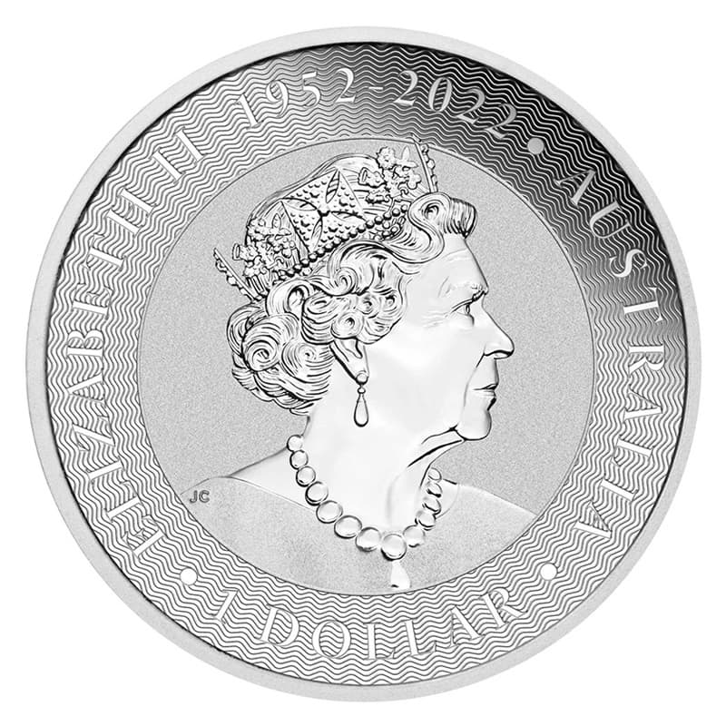 Australijski Kangur 1 uncja srebra (Ag 999) — Perth Mint — zdjęcie 3
