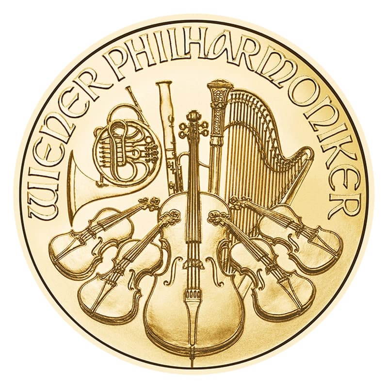 Wiedeński Filharmonik 1 uncja złota (Au 999,9) — Münze Österreich