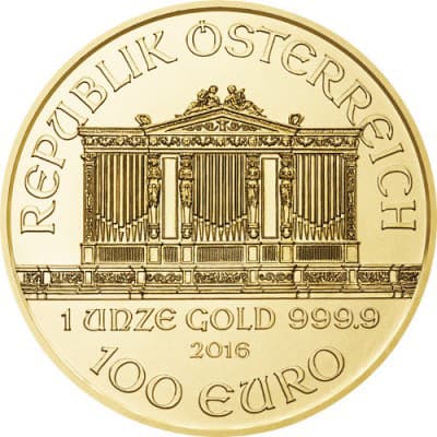 Wiedeński Filharmonik 1 uncja złota (Au 999,9) — Münze Österreich — zdjęcie 4