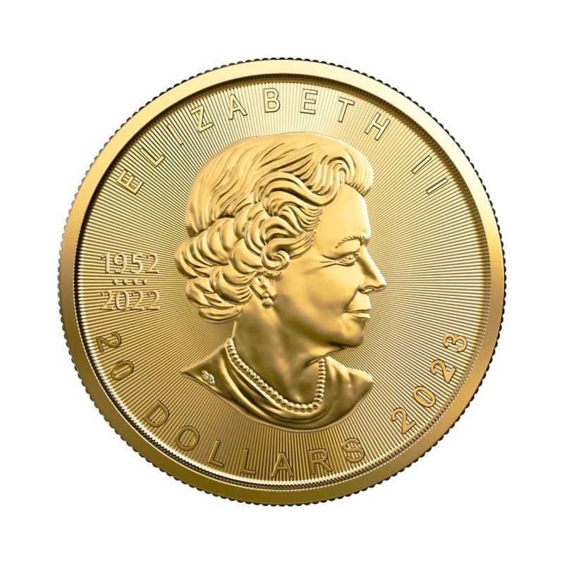 Kanadyjski Liść Klonowy 1/2 uncji złota (Au 999,9) — Royal Canadian Mint — zdjęcie 2