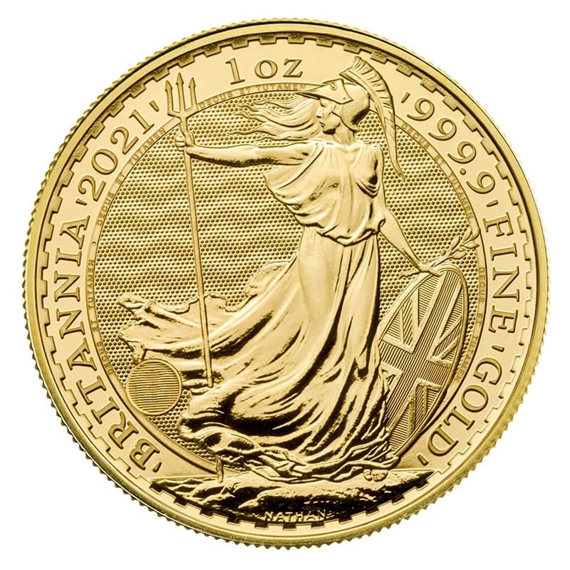 Britannia 1 uncja złota (Au 999,9) — The Royal Mint