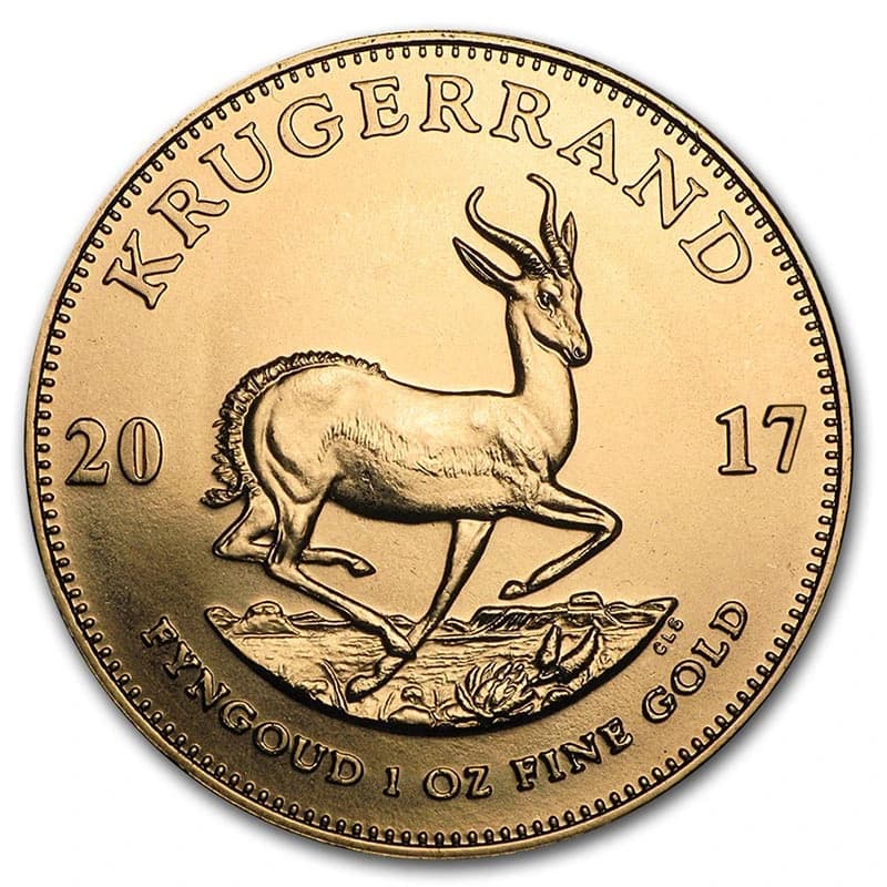 Krugerrand 1 uncja złota (Au 916) — Rand Refinery — zdjęcie 2