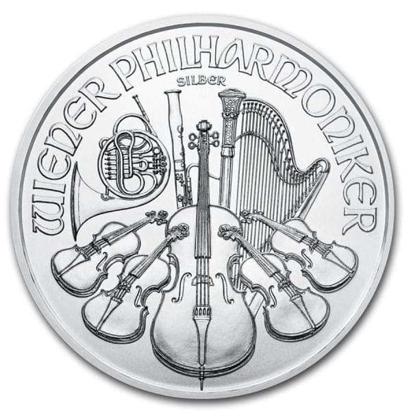 Wiedeński filharmonik 1 uncja sre Ag999 — Münze Österreich — zdjęcie 3