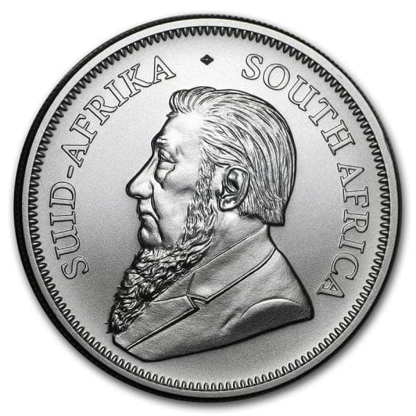 Krugerrand 1 uncja srebra (Ag 999) — Rand Refinery — zdjęcie 3