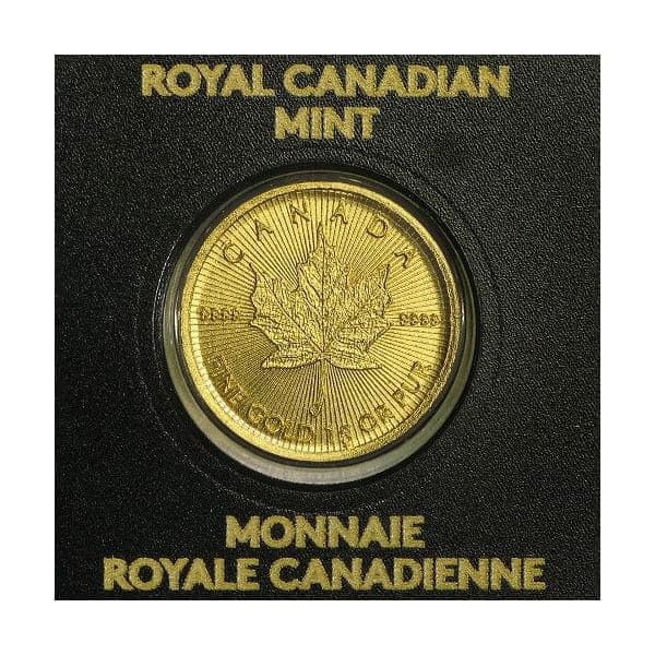 Kanadyjski Liść klonowy 25 x 1 gram złota (Au 999,9) — Royal Canadian Mint — zdjęcie 11