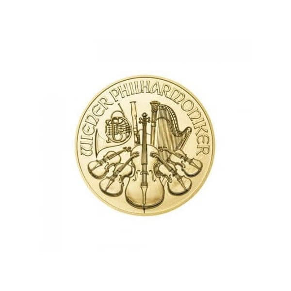 Wiedeński Filharmonik 1/25 uncji złota (Au 999,9) — Münze Österreich — zdjęcie 3