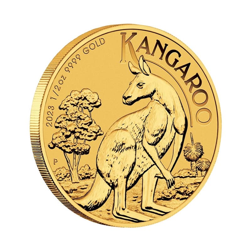 Kangur 1/2 uncji złota (Au 999,9) — Perth Mint — zdjęcie 2