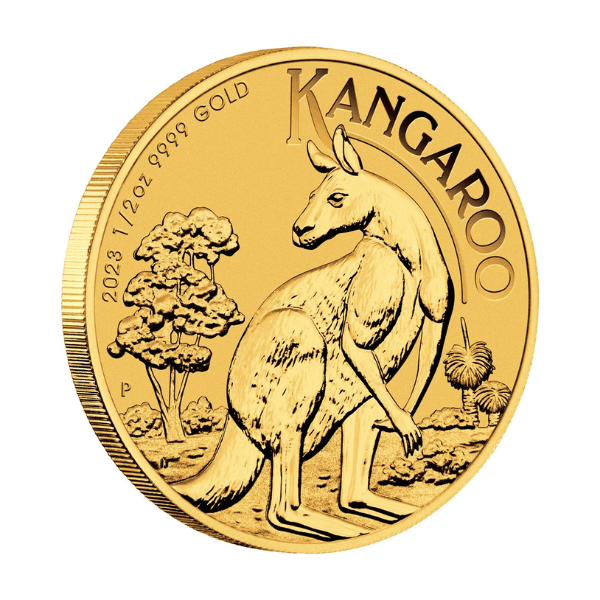 Kangur 1/2 uncji złota (Au 999,9) — Perth Mint — zdjęcie 4