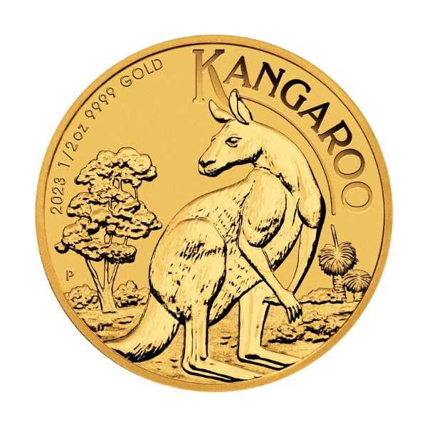 Kangur 1/2 uncji złota (Au 999,9) — Perth Mint — zdjęcie 5