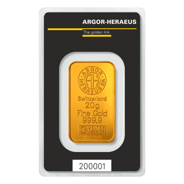 Sztabka złota Valcambi Suisse 20g (au 999,9) — zdjęcie 2