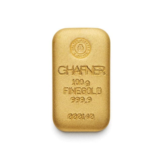 Sztabka złota C.Hafner 100g (au 999,9) — C. Hafner — zdjęcie 6