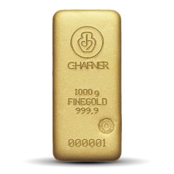 Sztabka złota Argor Heraeus 1kg (au 999,9) — zdjęcie 2