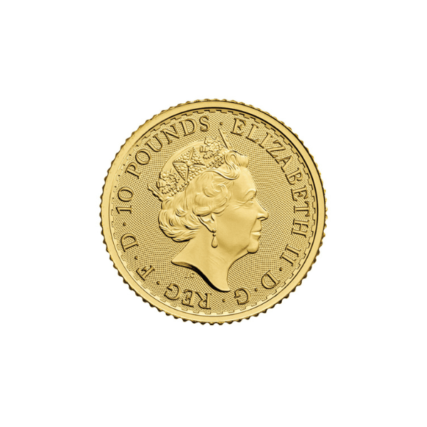 Britannia 1/10 uncji złota (Au 999) — The Royal Mint — zdjęcie 4