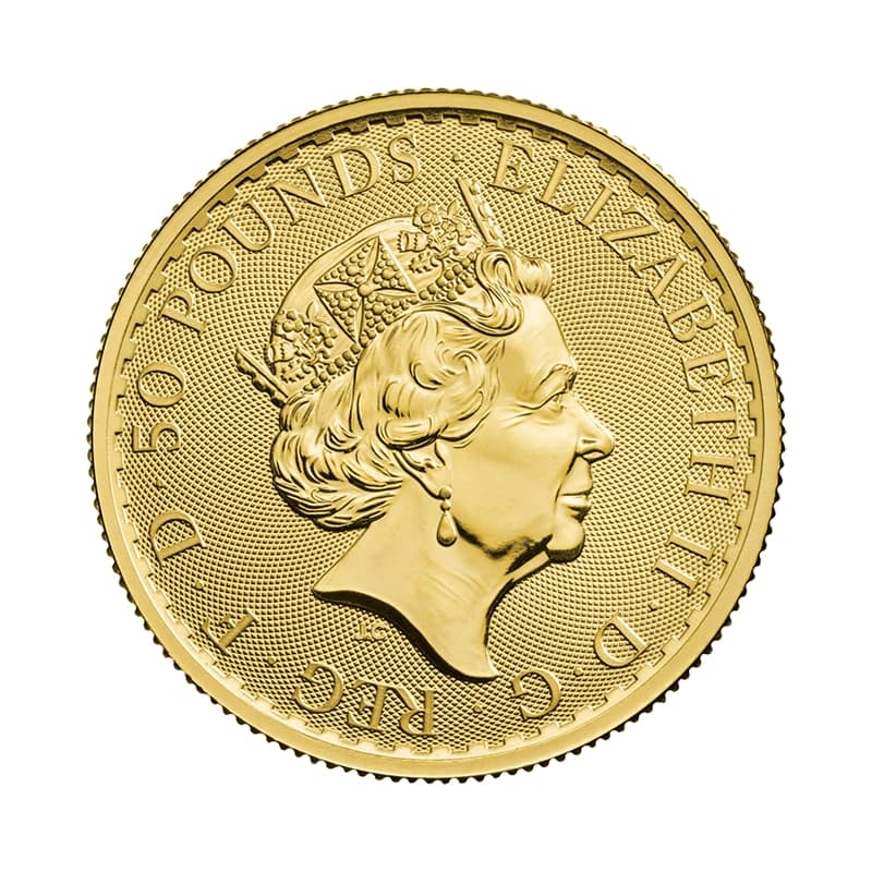 Britannia 1/2 uncji złota (Au 999) — The Royal Mint — zdjęcie 3