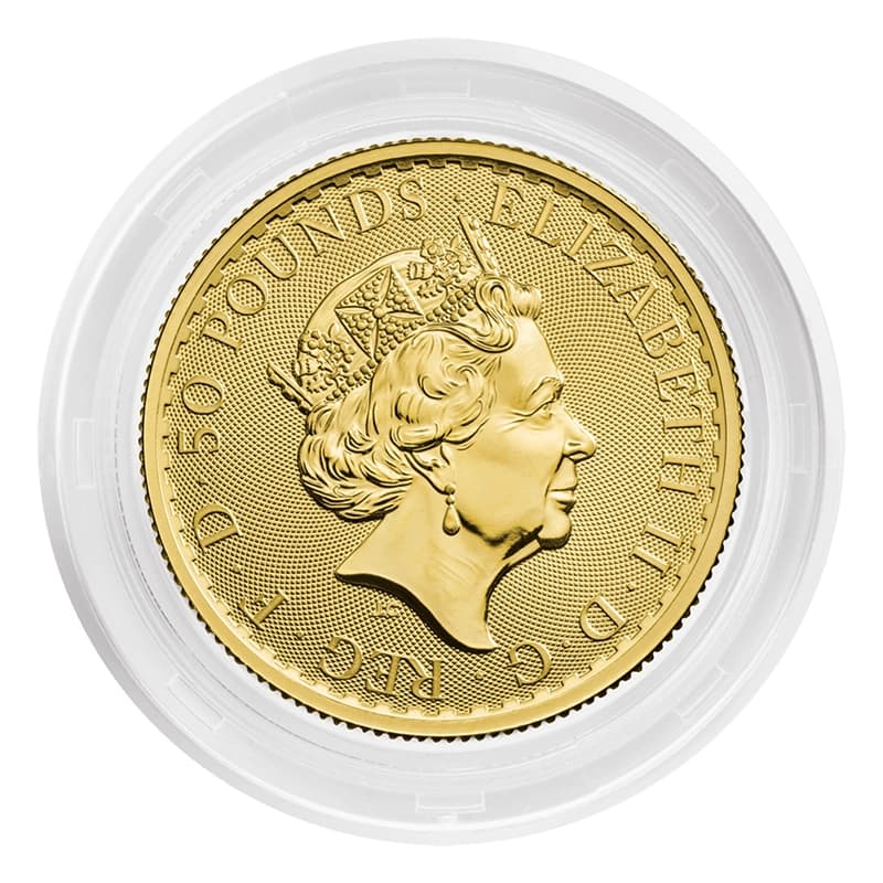 Britannia 1/2 uncji złota (Au 999) — The Royal Mint — zdjęcie 4