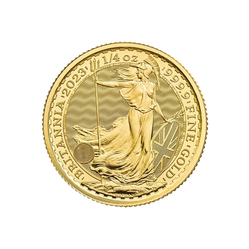 Britannia 1/4 uncji złota (Au 999) — The Royal Mint