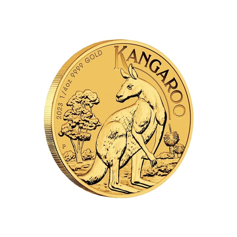 Kangur 1/4 uncji złota (Au 999,9) — Perth Mint — zdjęcie 2