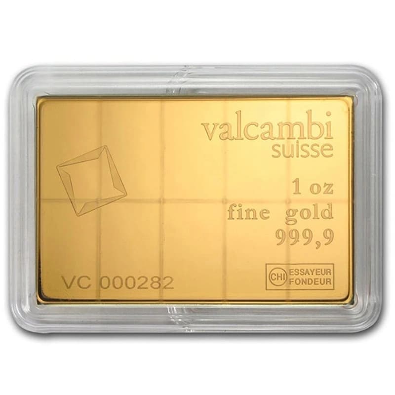 CombiBar 31,1 g (10 x 1/10 oz) Valcambi Suisse (au 999,9) — zdjęcie 3