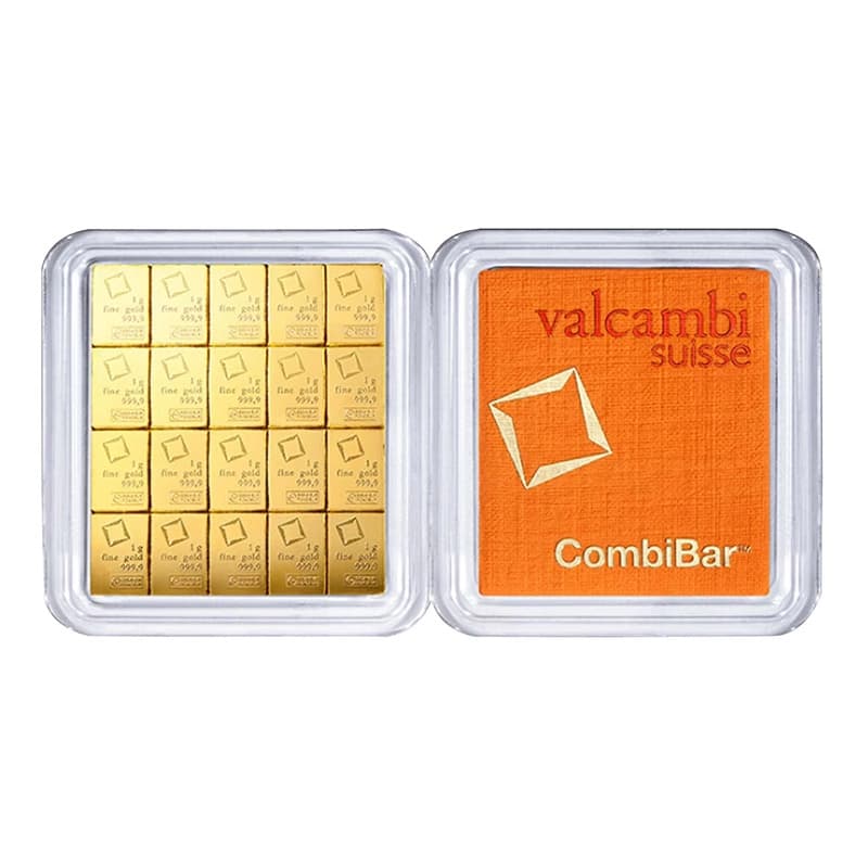 CombiBar 20g (20x1g) Valcambi Suisse (au 999,9)