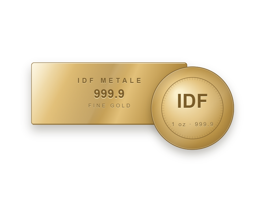 Złoto inwestycyjne IDF Metale